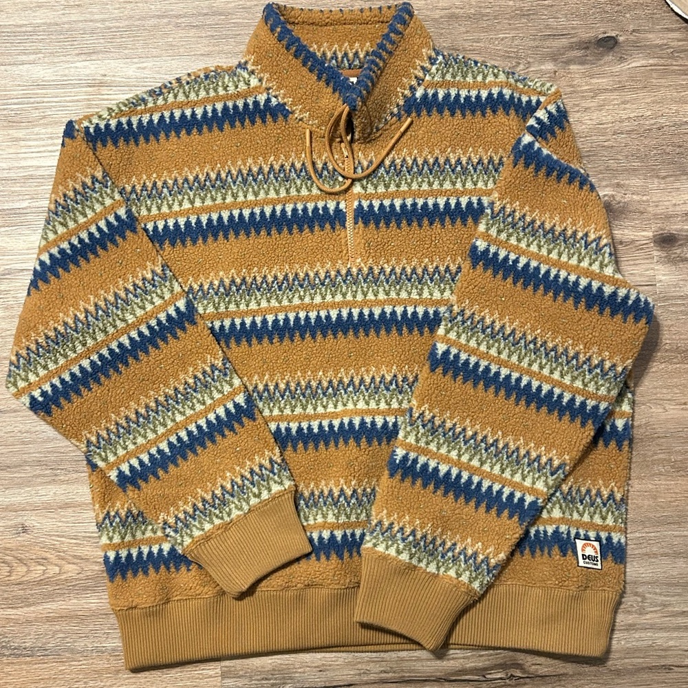 NWT DEUS EX MACHINA Dylan Polar Fleece Size L